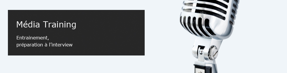 Média Training pour réussir une interview